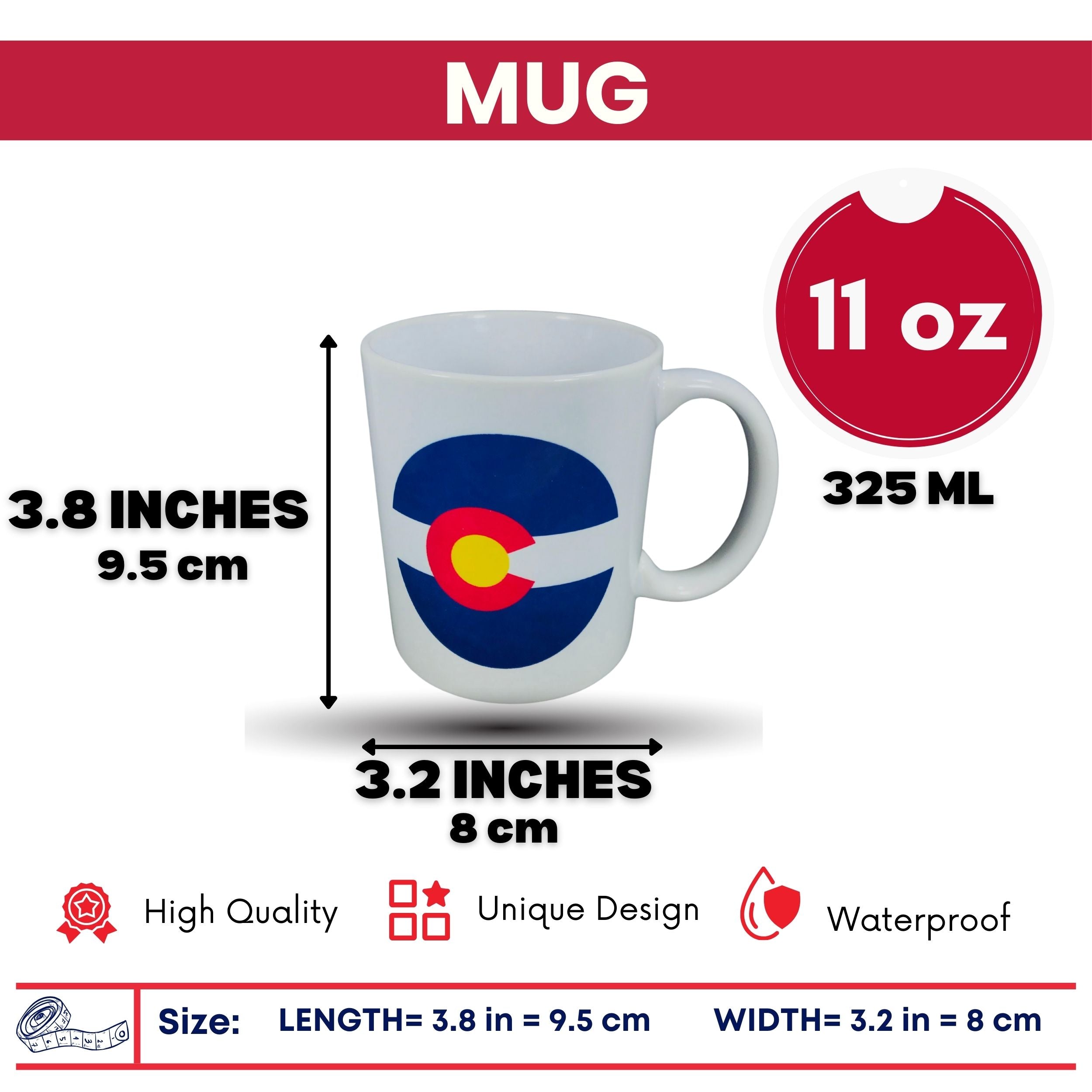 Mug - State Flag Colorado - USA