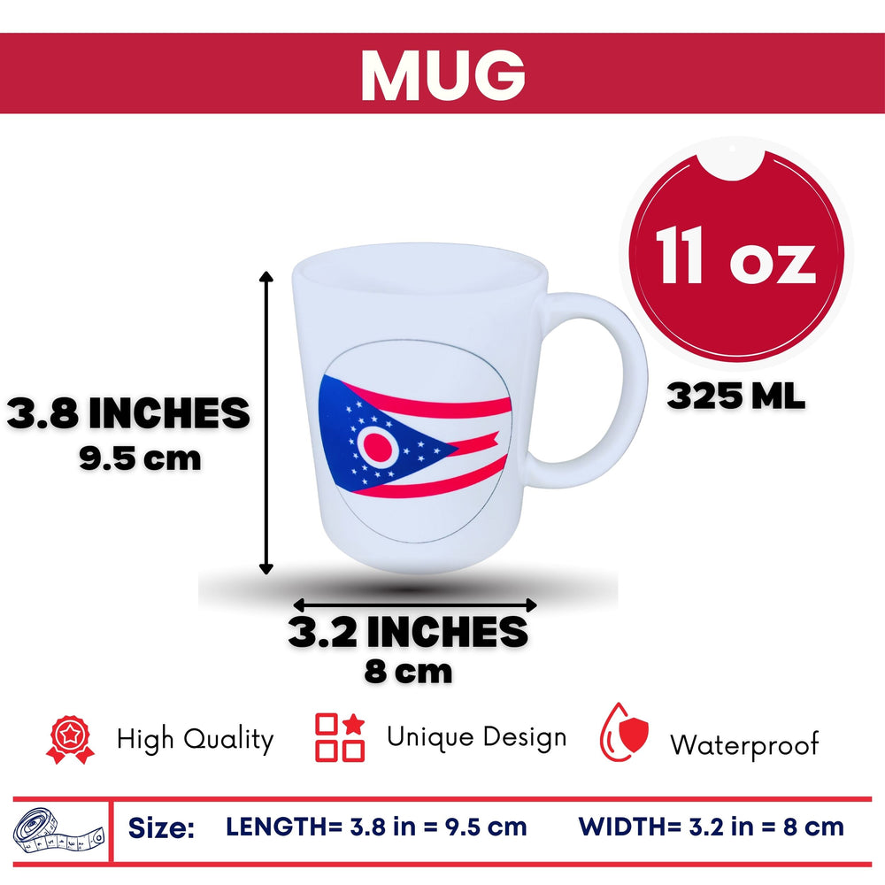 Mug - State Flag Ohio - USA