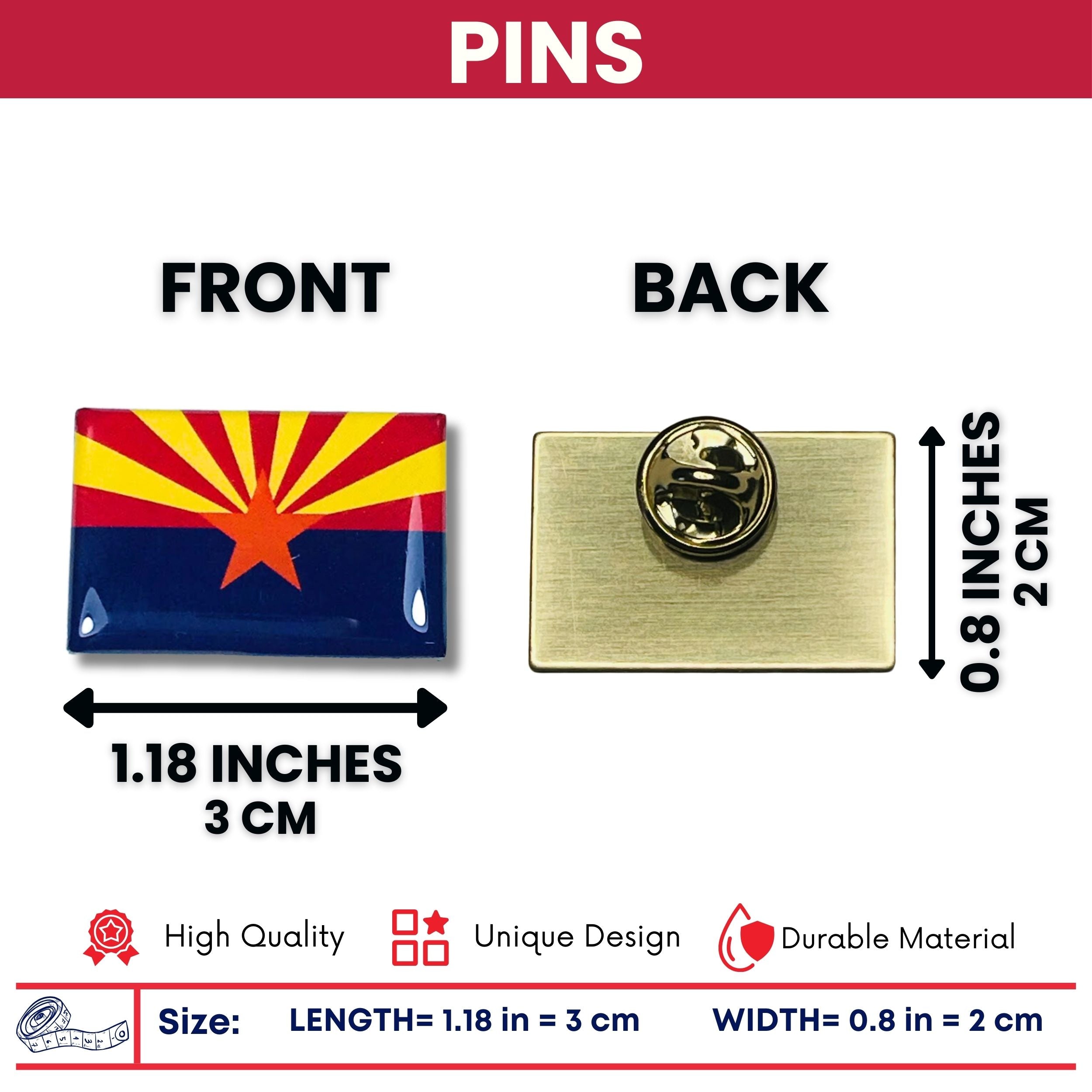 Pin - State Flag Arizona - USA