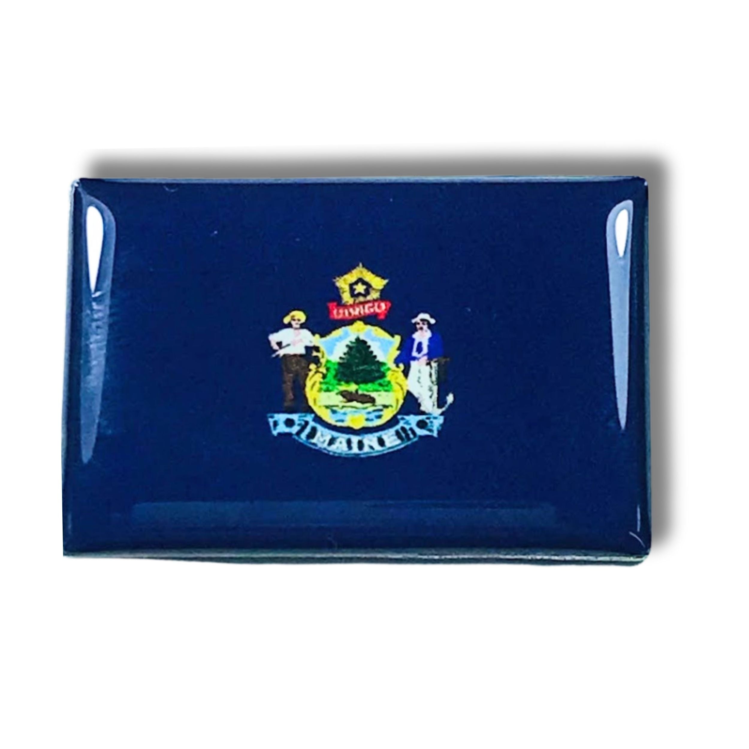 Pin - State Flag Maine - USA