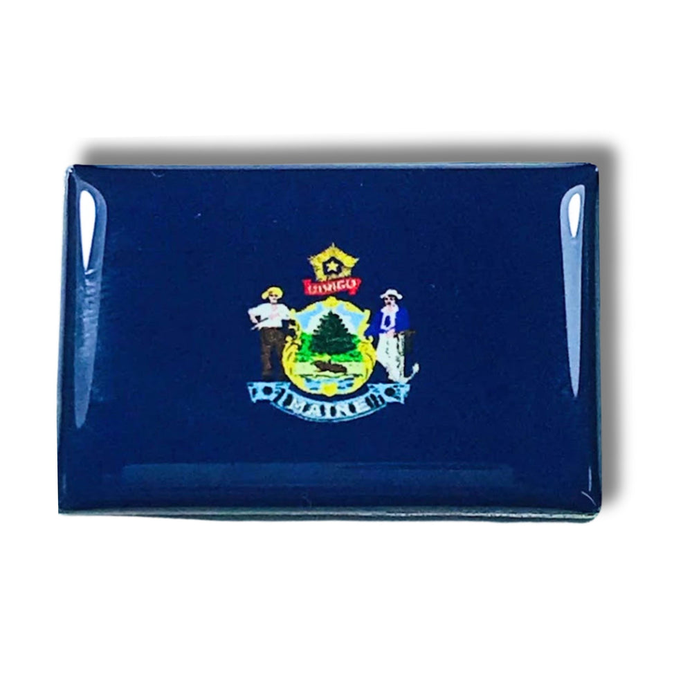 Pin - State Flag Maine - USA