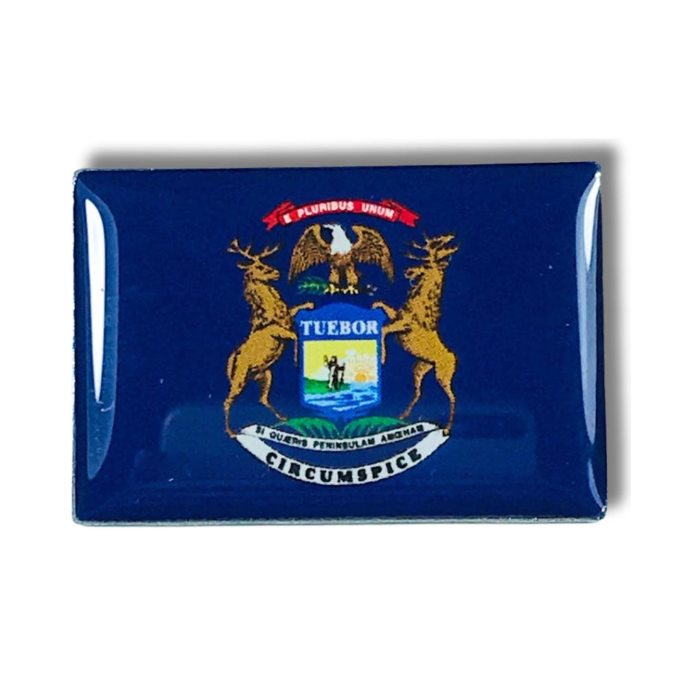 Pin - State Flag Michigan - USA