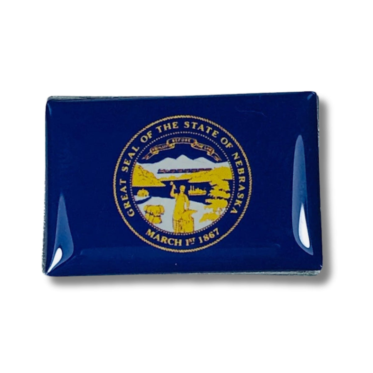 Pin - State Flag Nebraska - USA