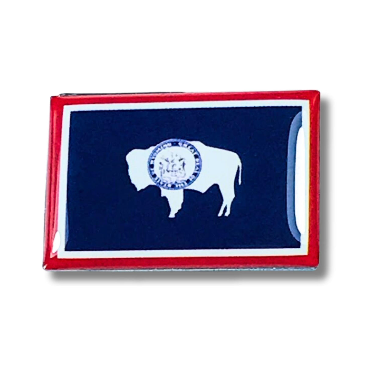 Pin - State Flag Wyoming - USA