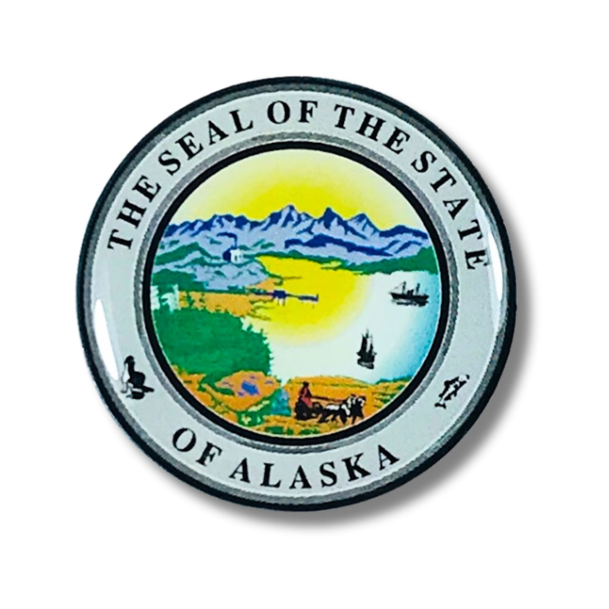 Pin - State Seal Alaska - USA