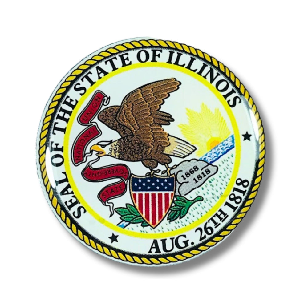 Pin - State Seal Illinois - USA