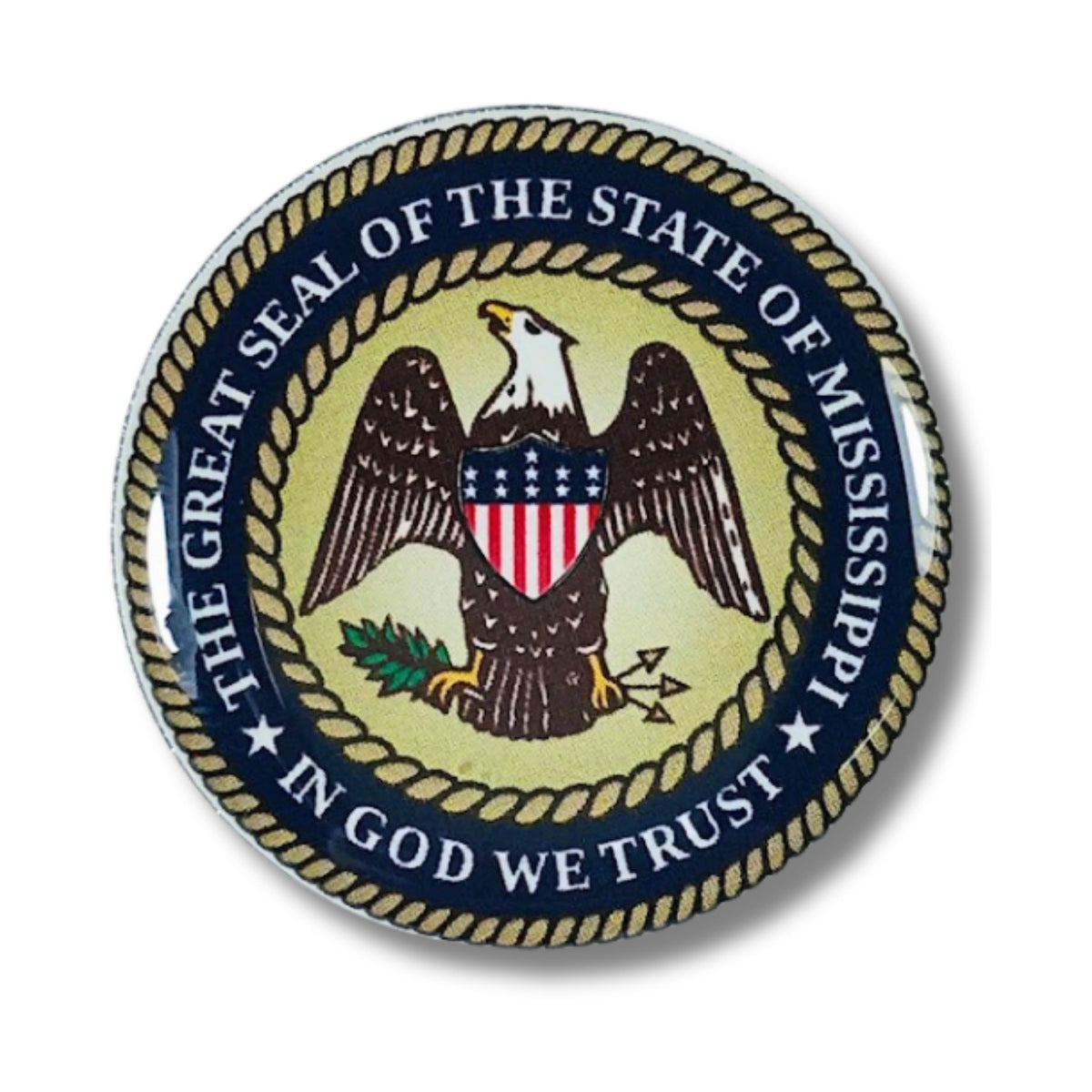Pin - State Seal Mississippi - USA