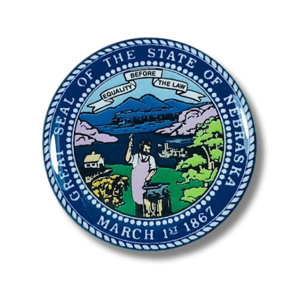 Pin - State Seal Nebraska - USA