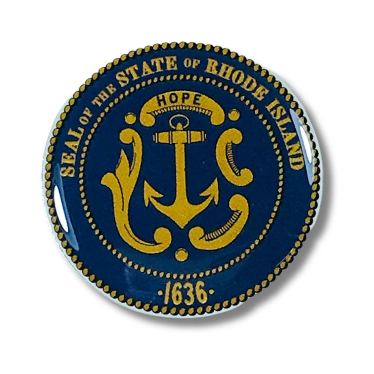 Pin - State Seal Rhode Island - USA