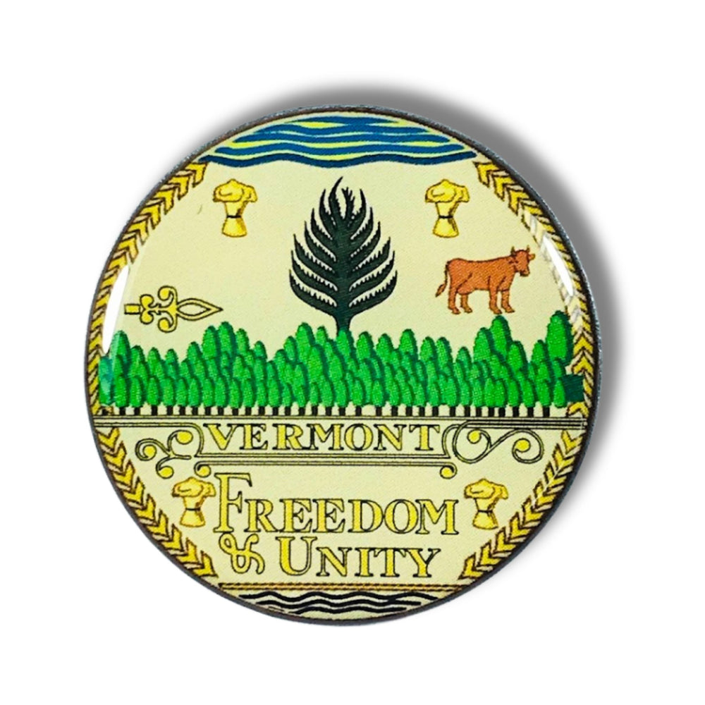 Pin - State Seal Vermont - USA