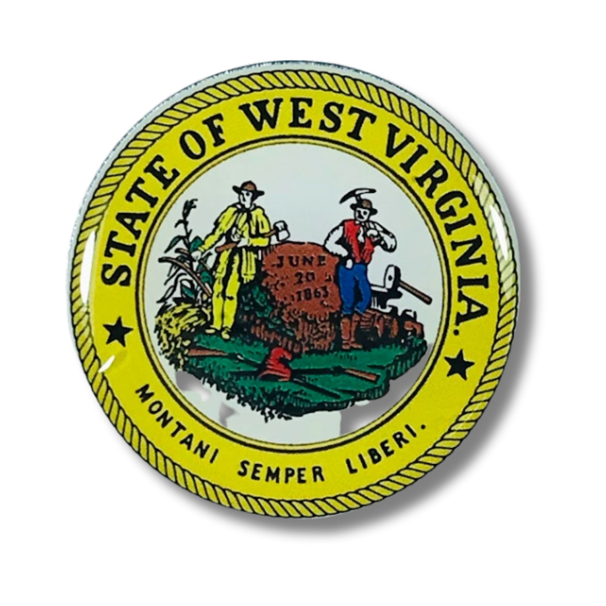 Pin - State Seal West Virginia - USA