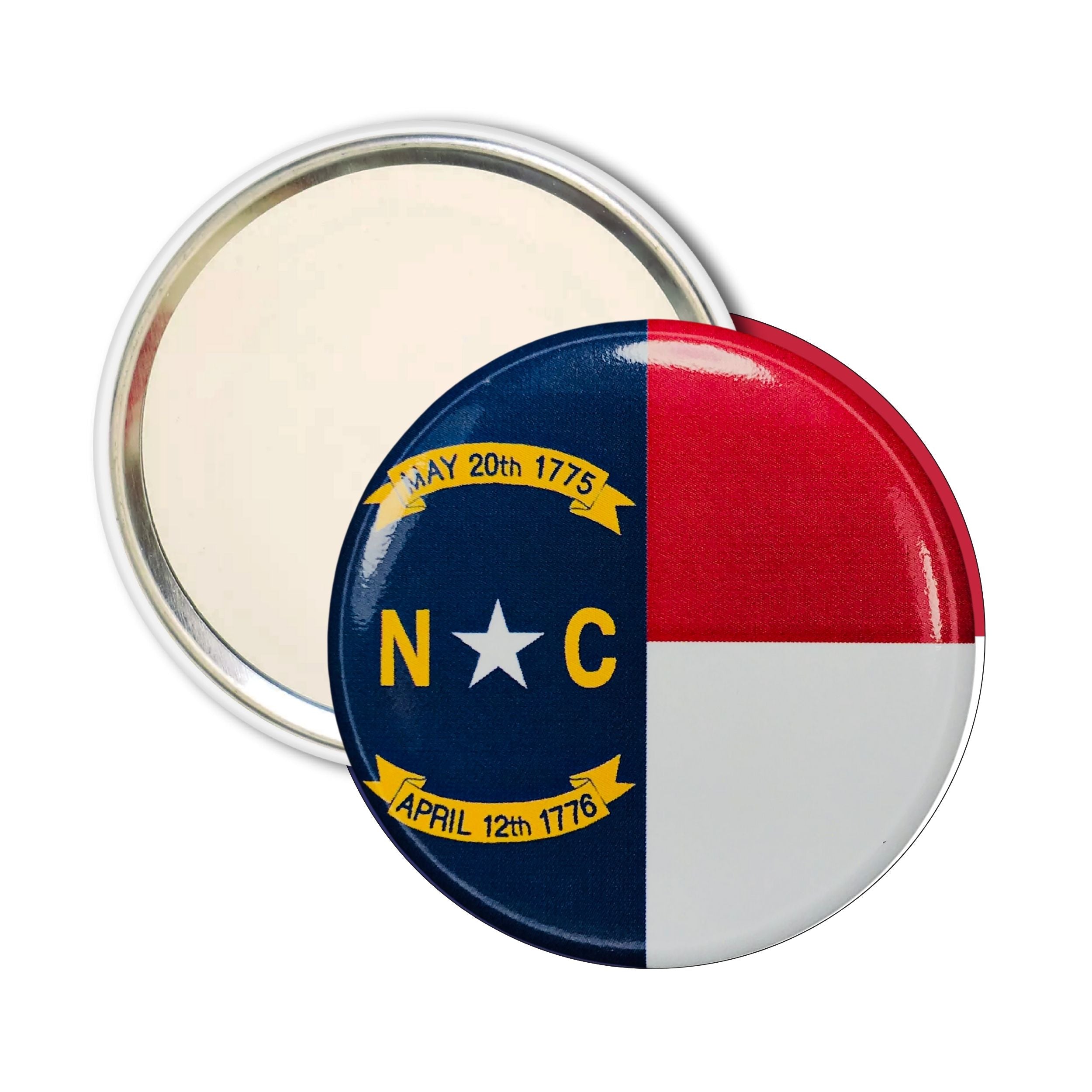 Purse Mirror - State Flag North Carolina - USA