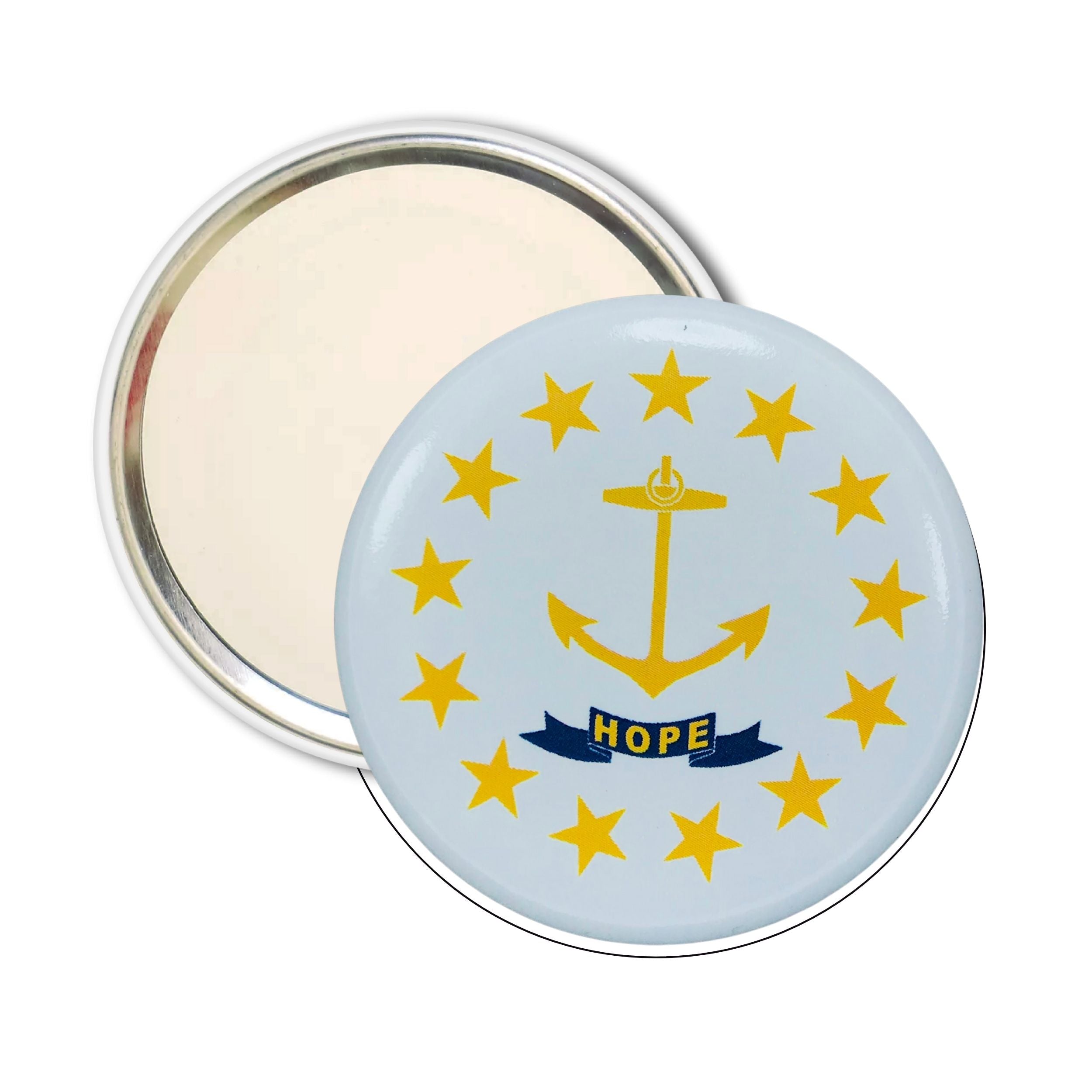 Purse Mirror - State Flag Rhode Island - USA