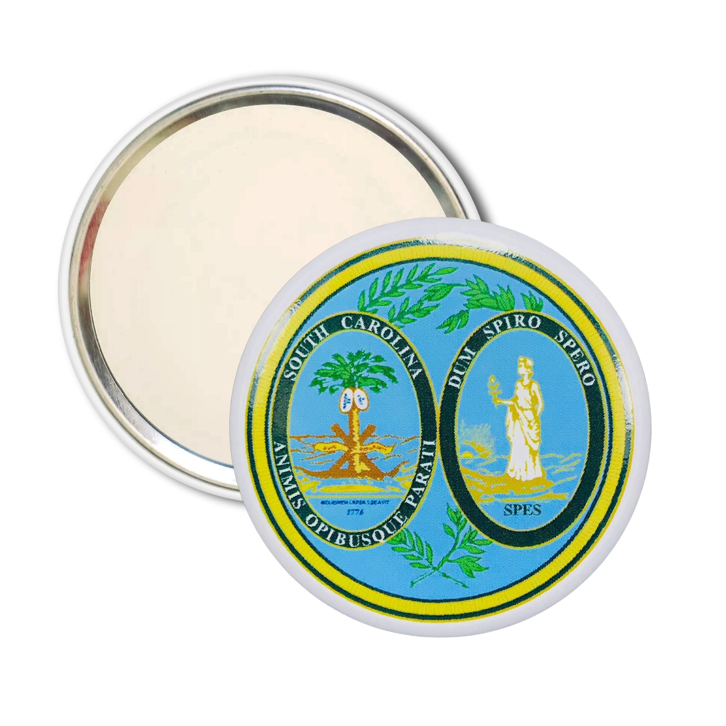 Purse Mirror - State Seal South Carolina - USA