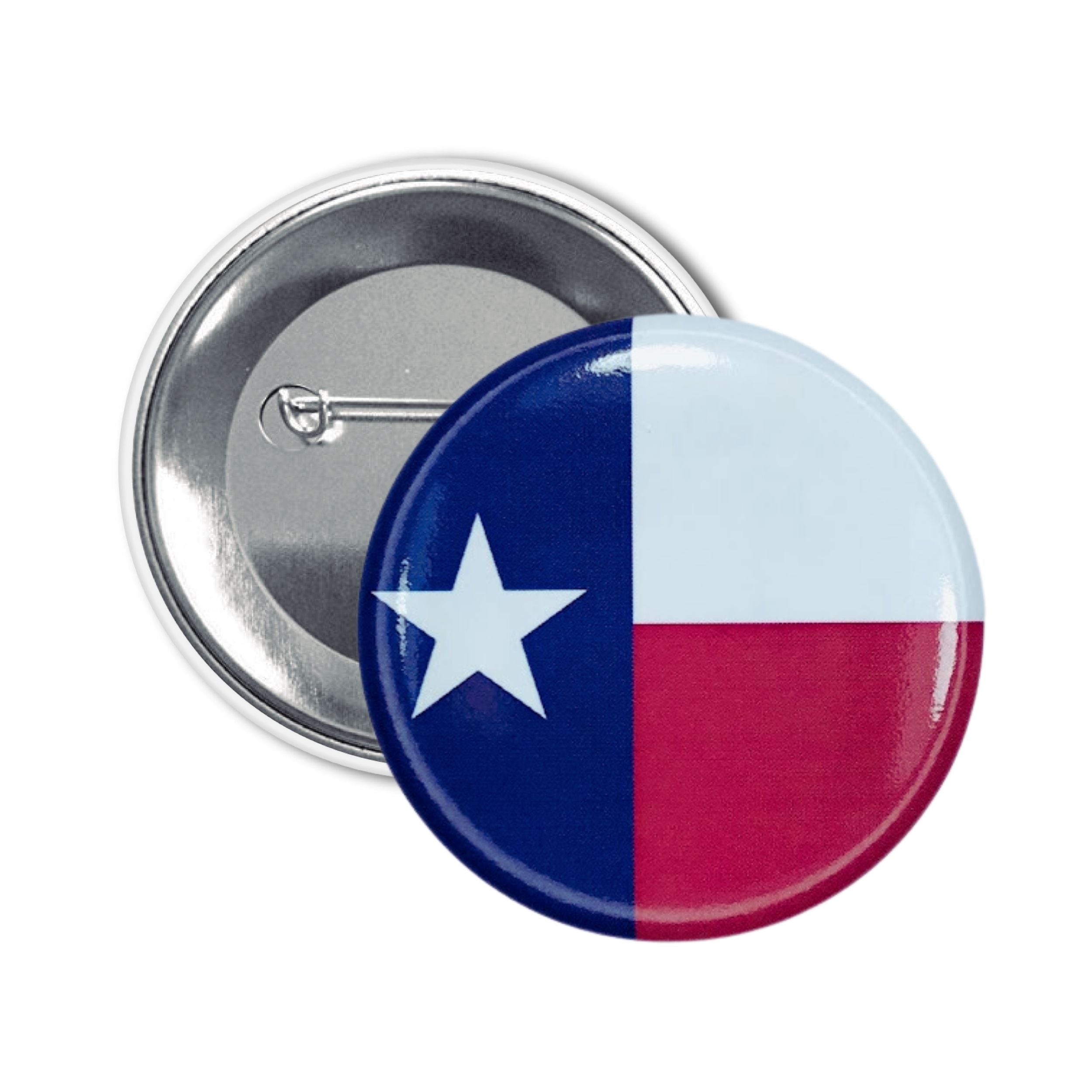 Round Button - State Flag Texas - USA