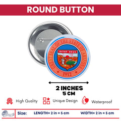 Round Button - State Seal Arizona - USA