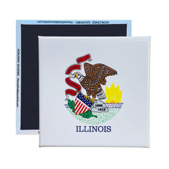 Square Magnet - State Flag ILLINOIS - USA