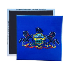 Square Magnet - State Flag PENNSYLVANIA - USA