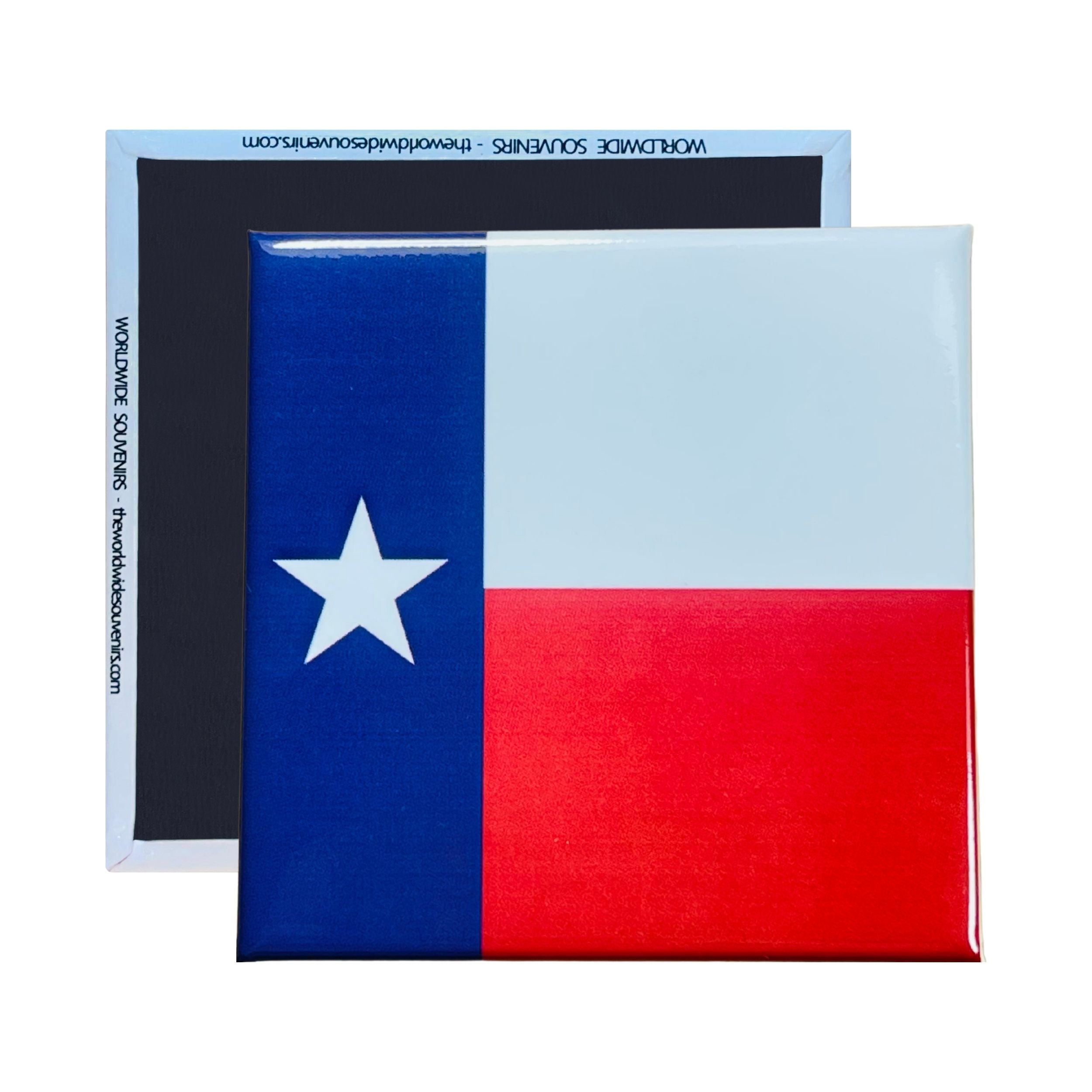 Square Magnet - State Flag TEXAS - USA