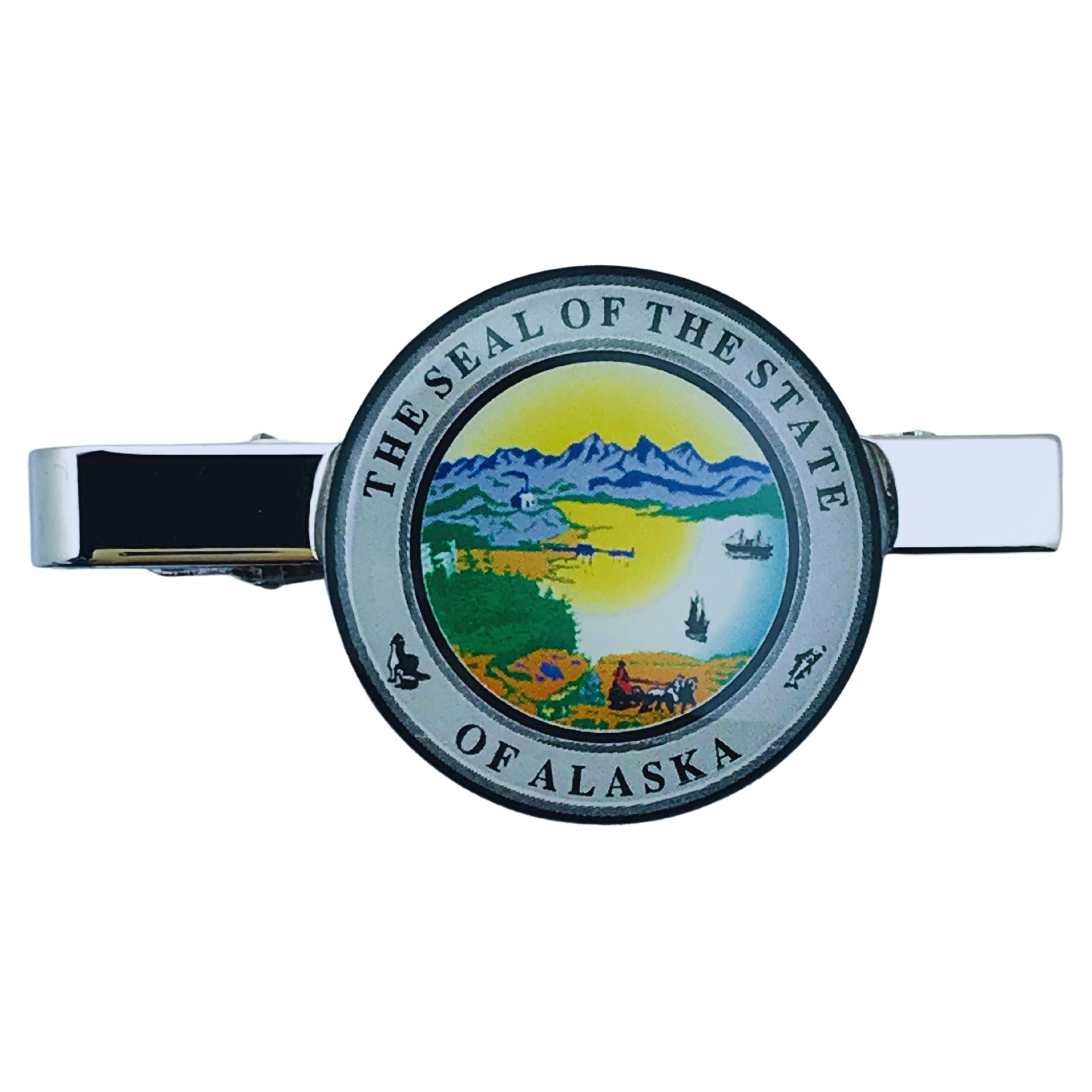 Tie Clip - State Seal Alaska - USA