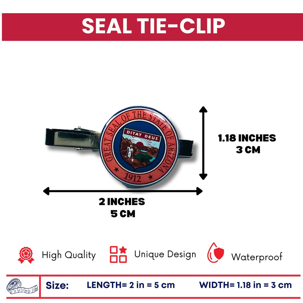 Tie Clip - State Seal Arizona - USA