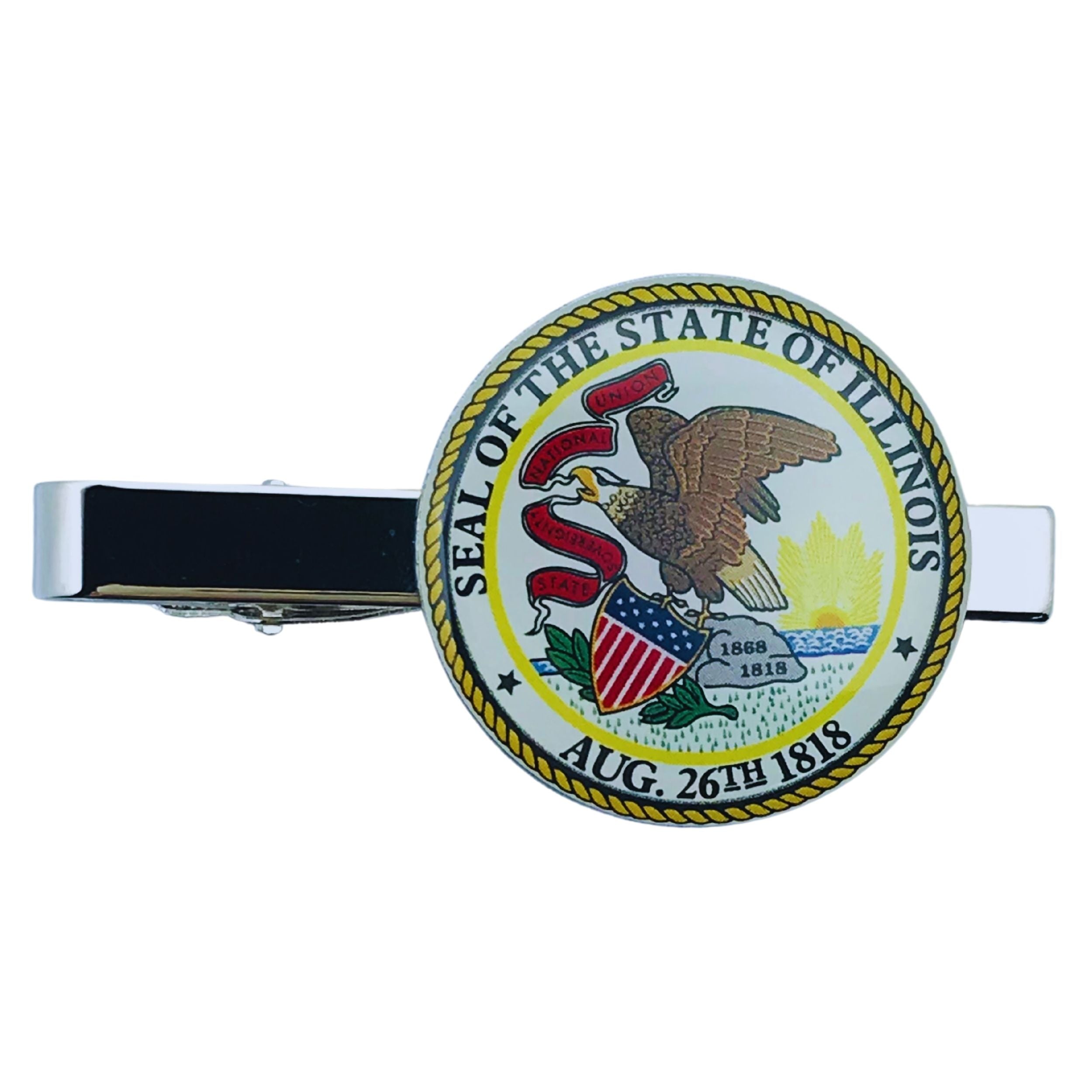 Tie Clip - State Seal Illinois - USA
