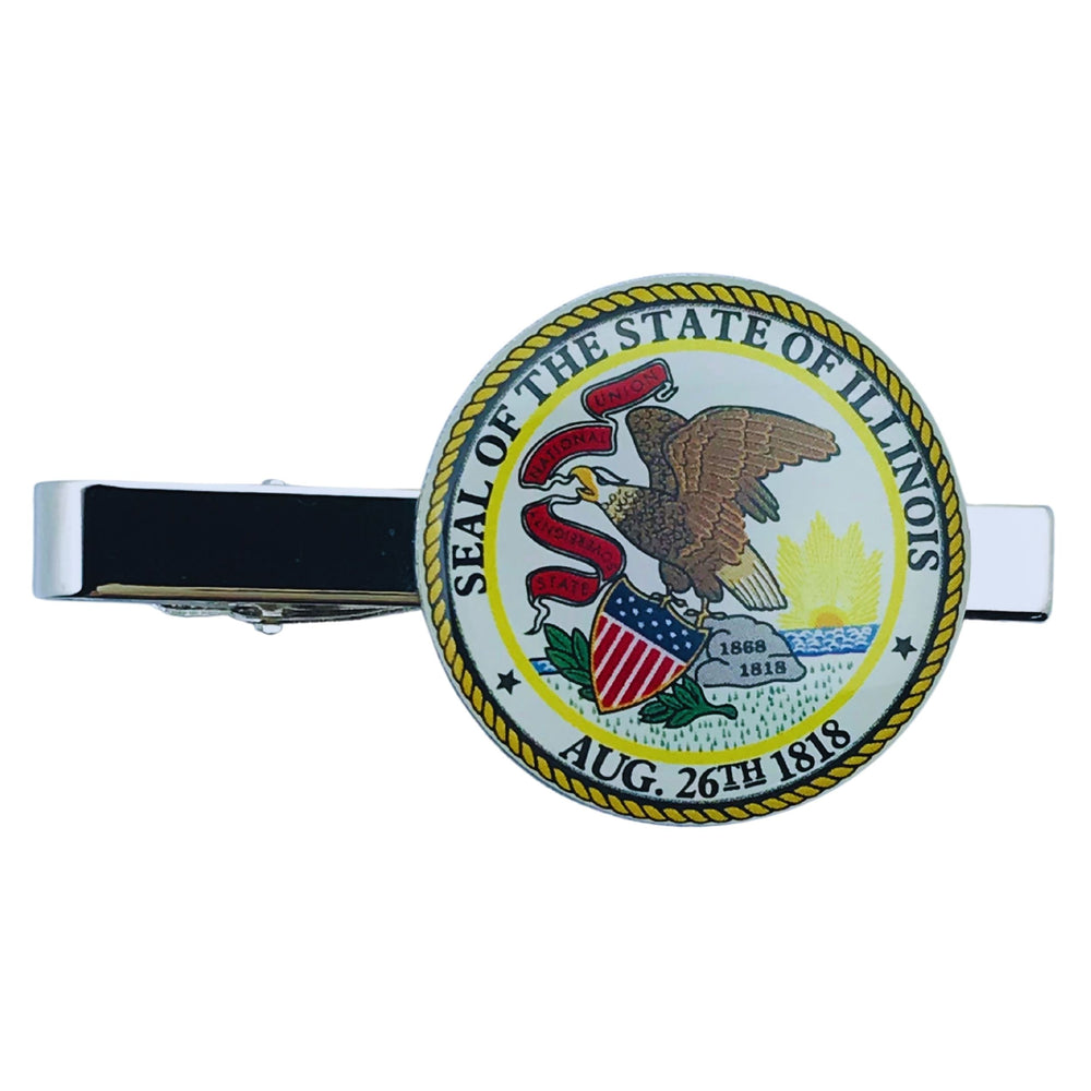 Tie Clip - State Seal Illinois - USA
