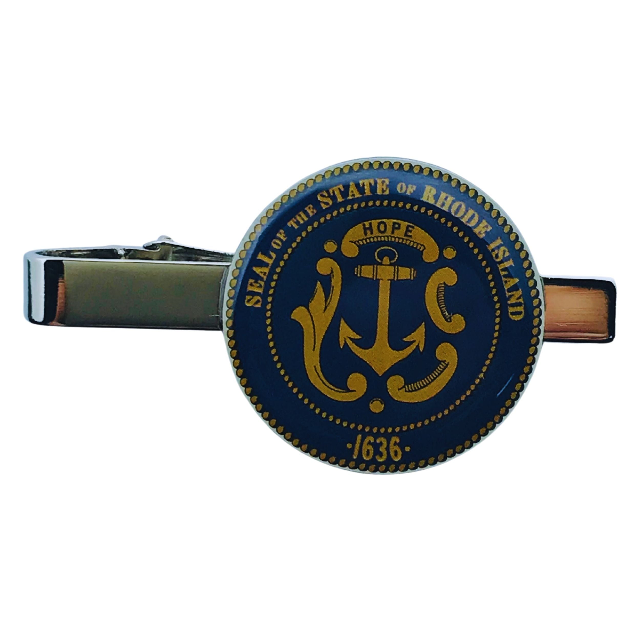 Tie Clip - State Seal Rhode Island - USA