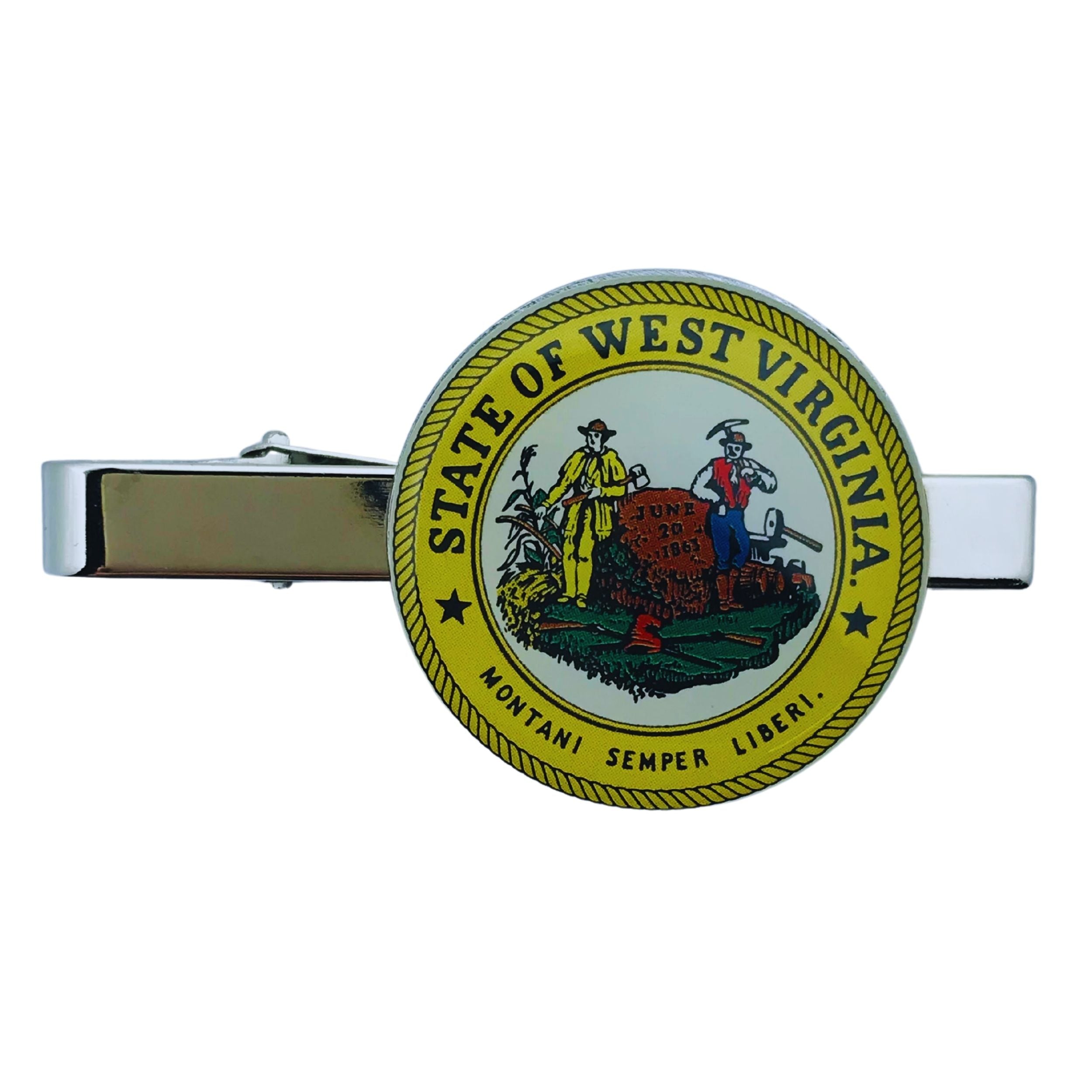 Tie Clip - State Seal West Virginia - USA