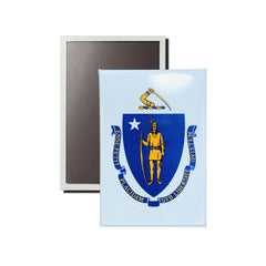Vertical Magnet - State Flag Massachusetts - USA