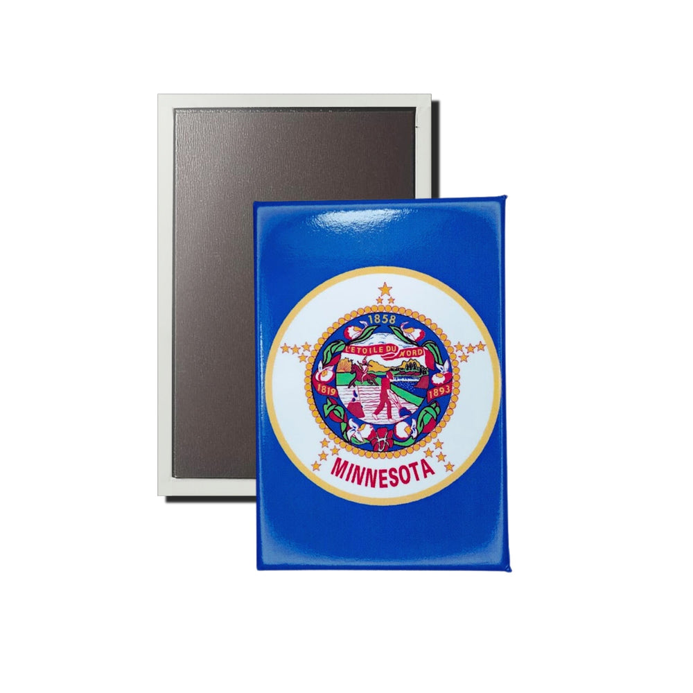 Vertical Magnet - State Flag Minnesota - USA