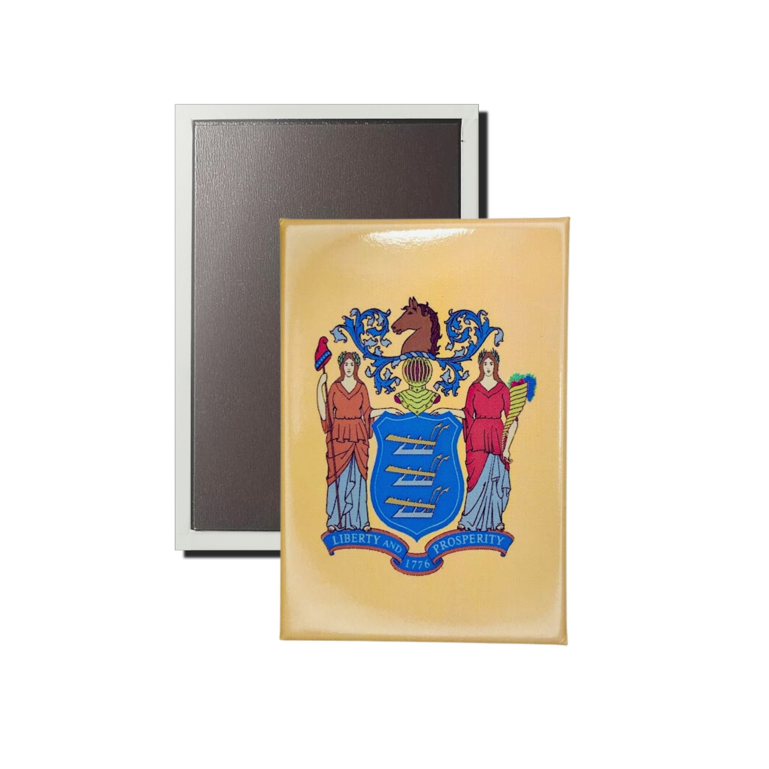 Vertical Magnet - State Flag New Jersey - USA