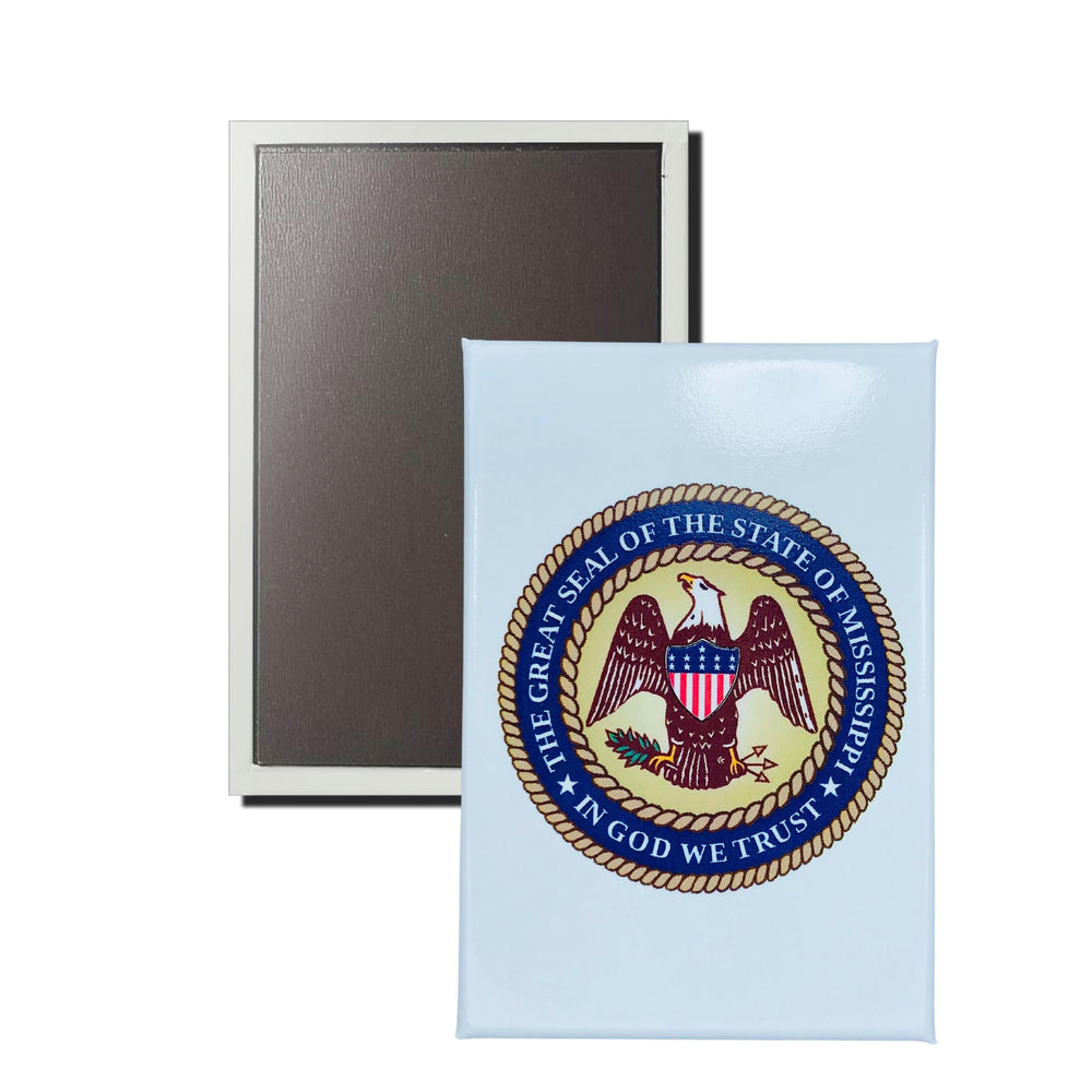 Vertical Magnet - State Seal Mississippi - USA
