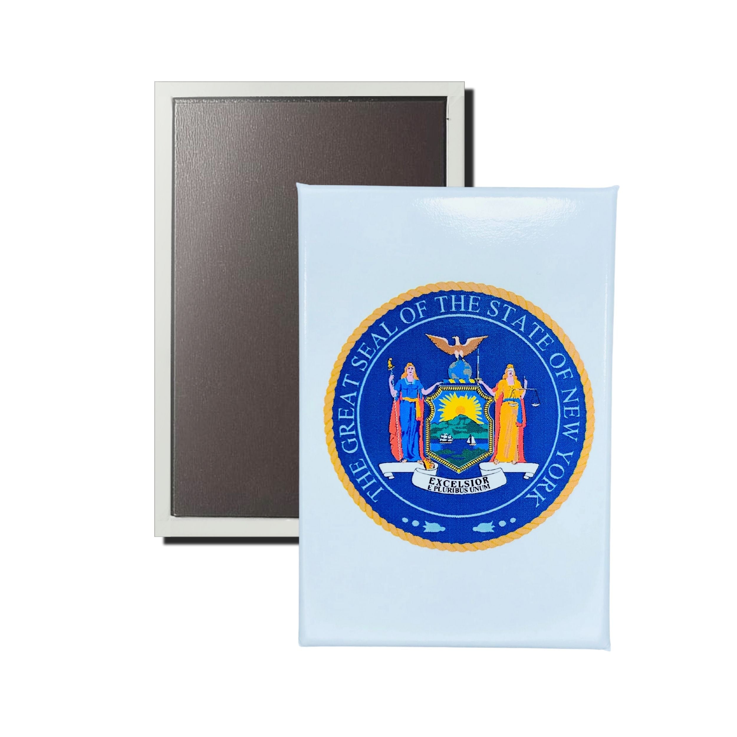 Vertical Magnet - State Seal New York - USA
