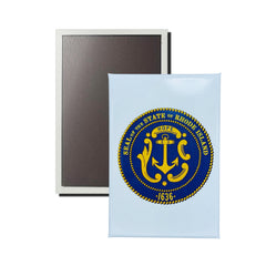 Vertical Magnet - State Seal Rhode Island - USA
