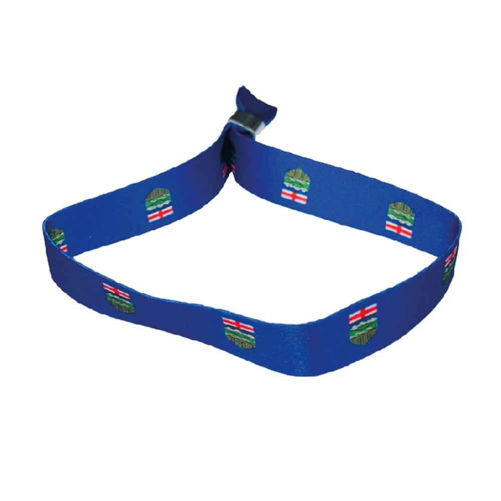 Woven Wristband - Flag of Alberta – Canadá – P2540