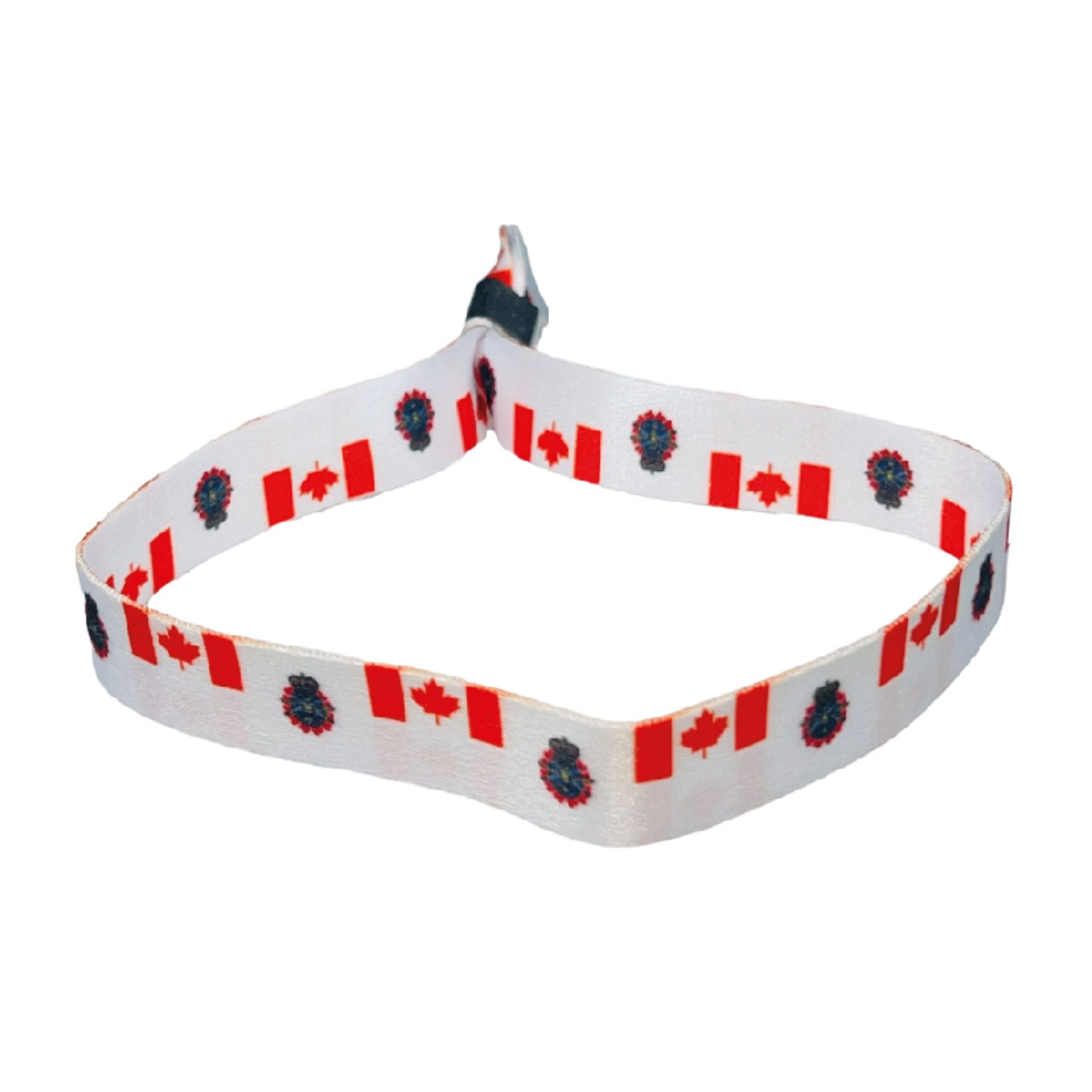 Woven Wristband – Flag Canadian Armed Forces – Canadá – P2516