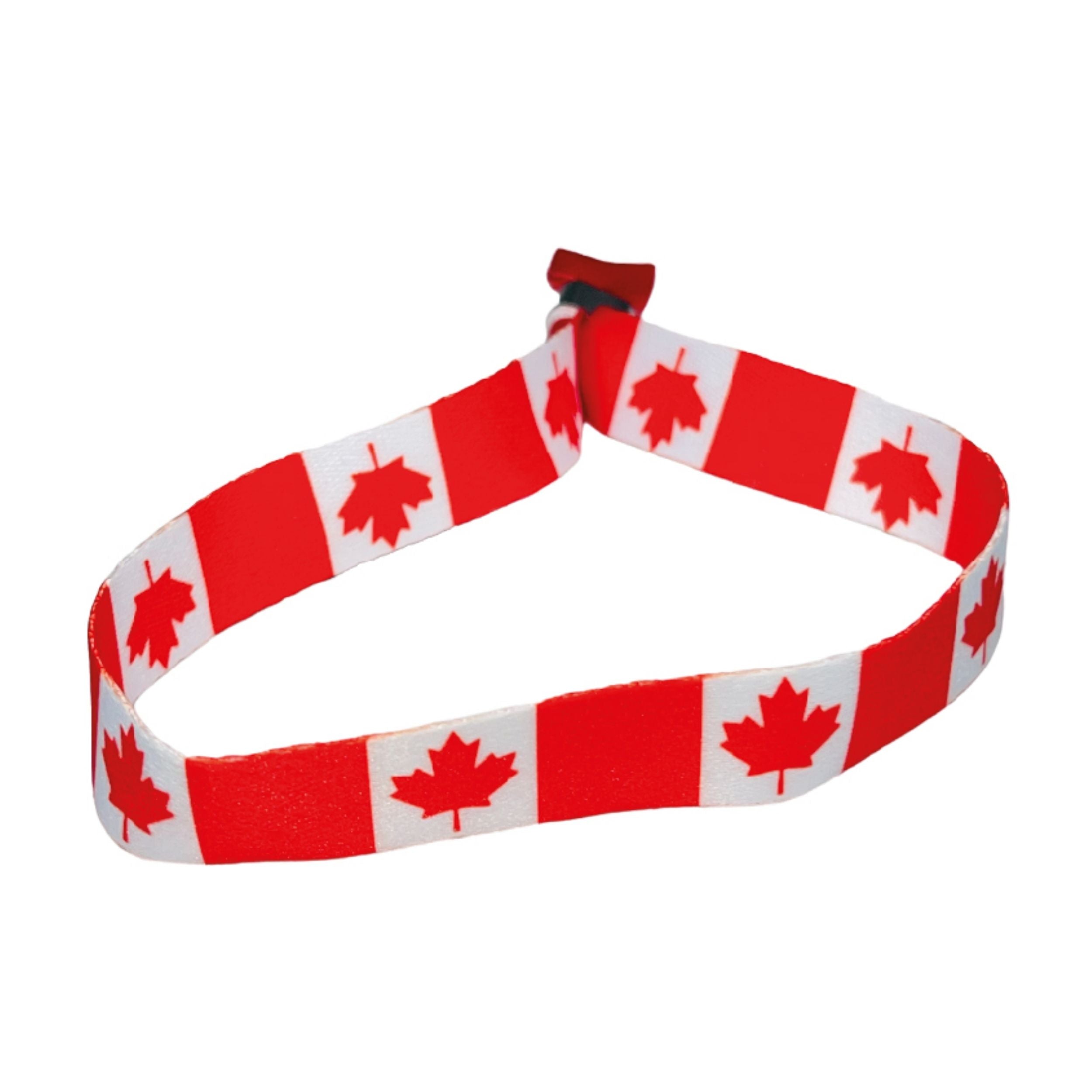 Woven Wristband – Flag Of Canadá – P2536