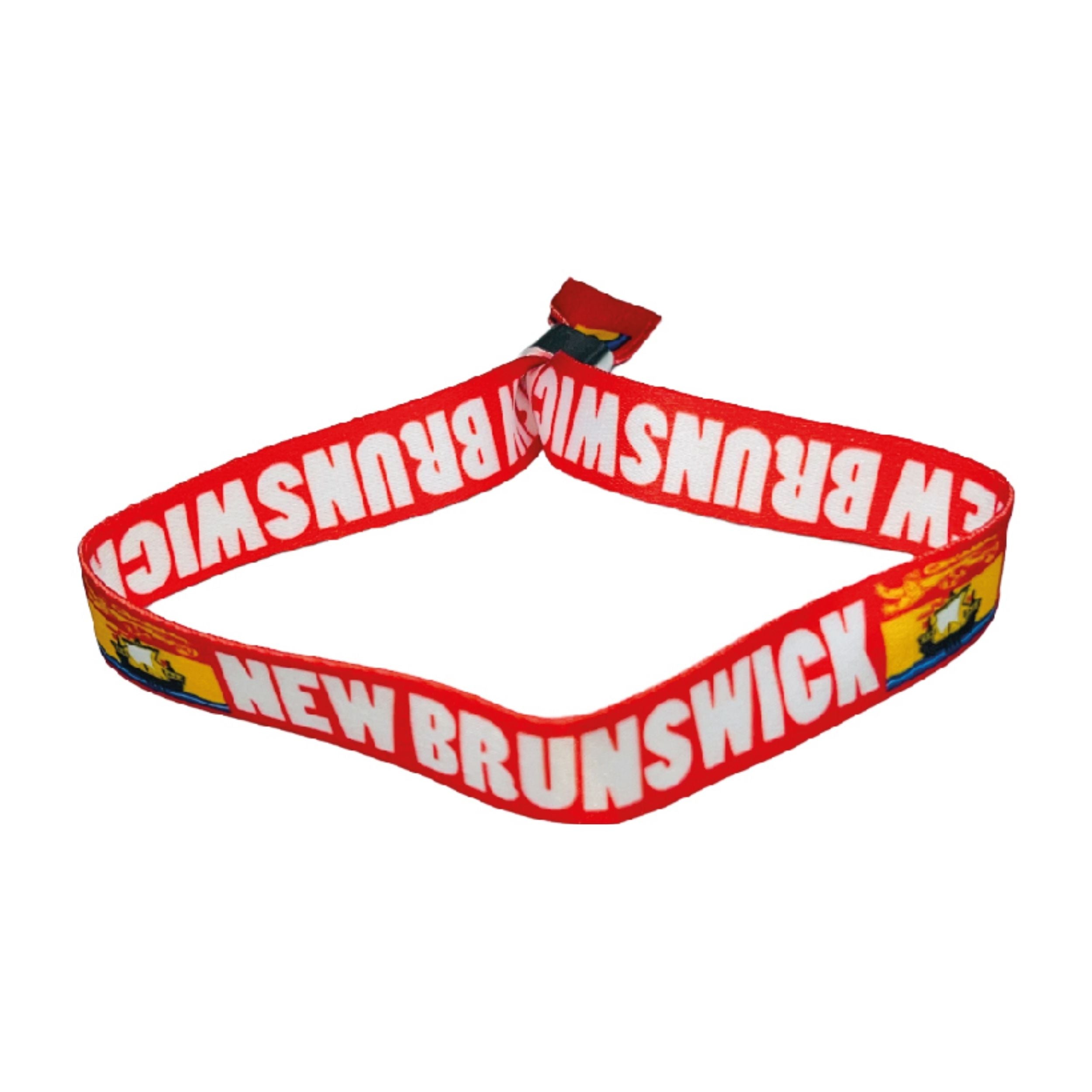 Woven Wristband – Flag Of New Brunswick – Canadá – P2535