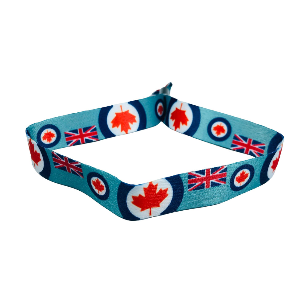 Woven Wristband - Flag Royal Canadian Air Force Ensign – Canadá - P1422