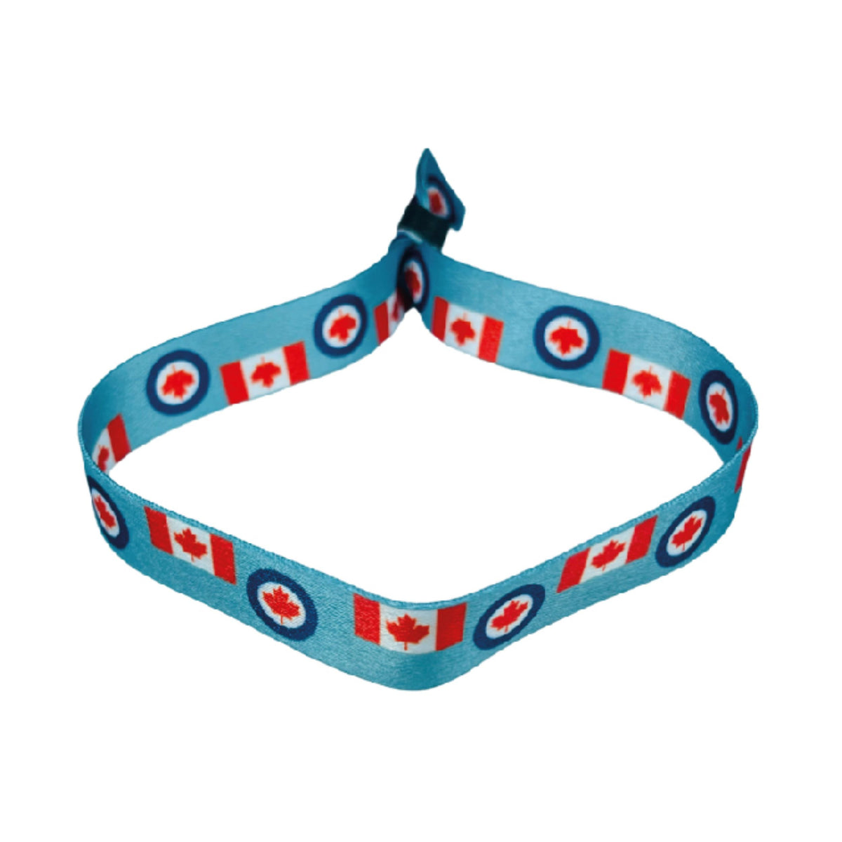 Woven Wristband – Flag Royal Canadian Air Force Ensign – Canadá – P1419