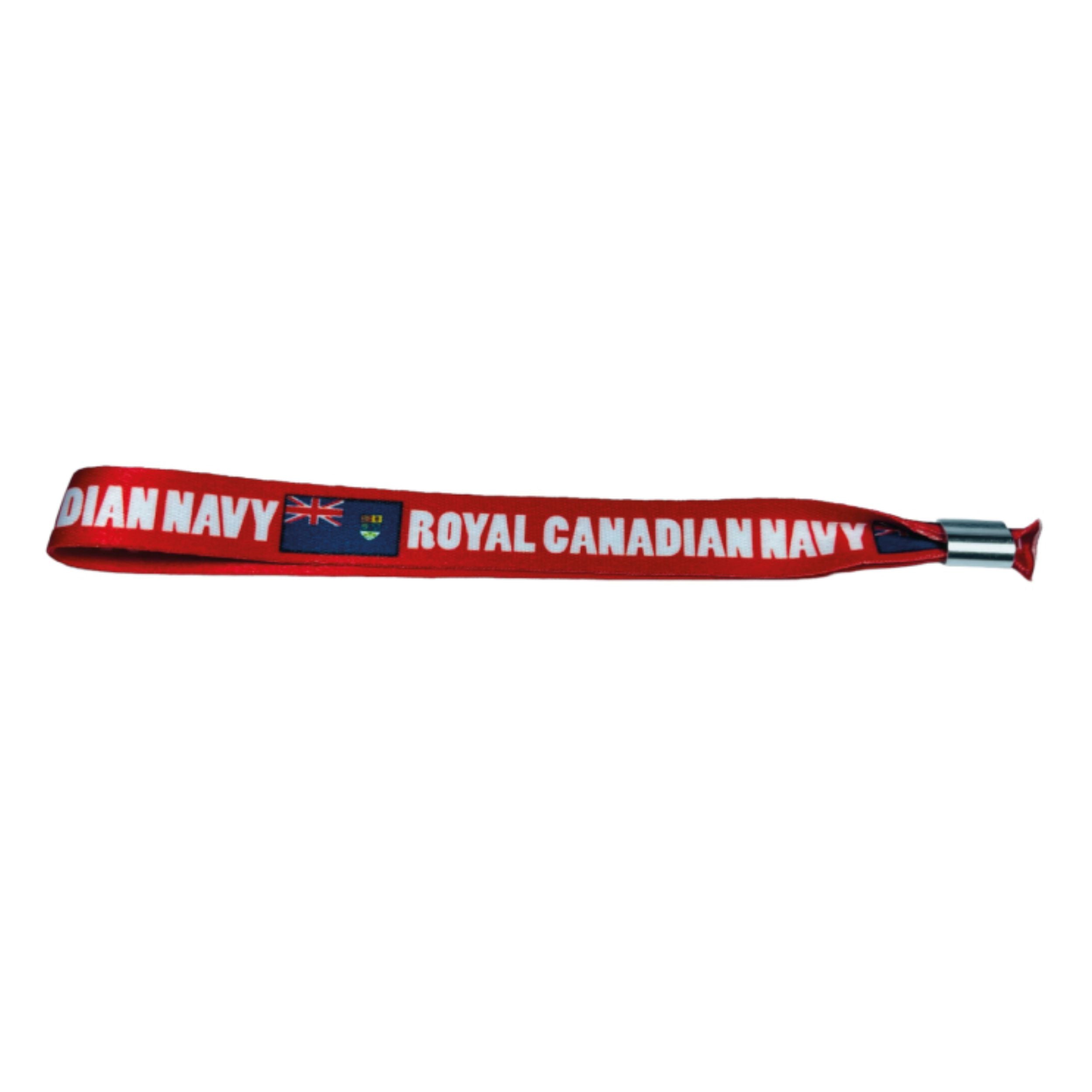 Woven Wristband – Flag Royal Canadian Navy – Canadá - P1436