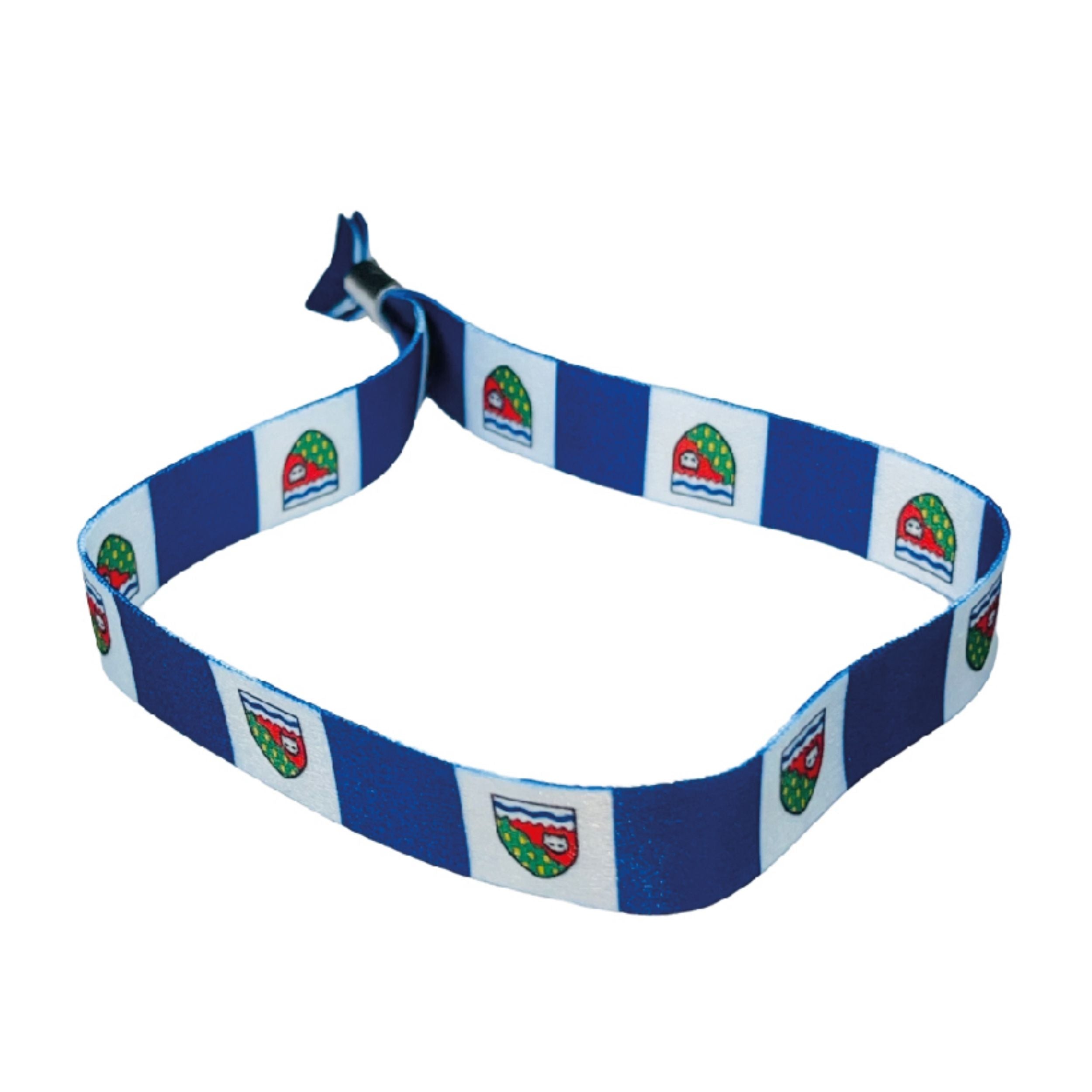 Woven Wristband – Flag The Northwest Territories – Canadá – P2514