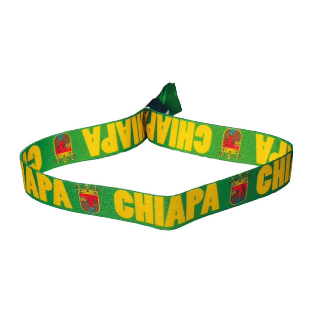 Woven Wristband – Shield of Chiapa - Mexico - P2598