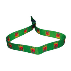 Woven Wristband – Shield of Chiapa - Mexico - P2597