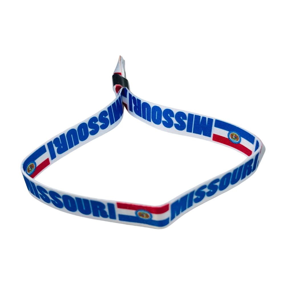 Woven Wristband – State Flag Missouri – USA – P1982