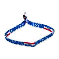 Woven Wristband – State Flag Missouri – USA – P1982