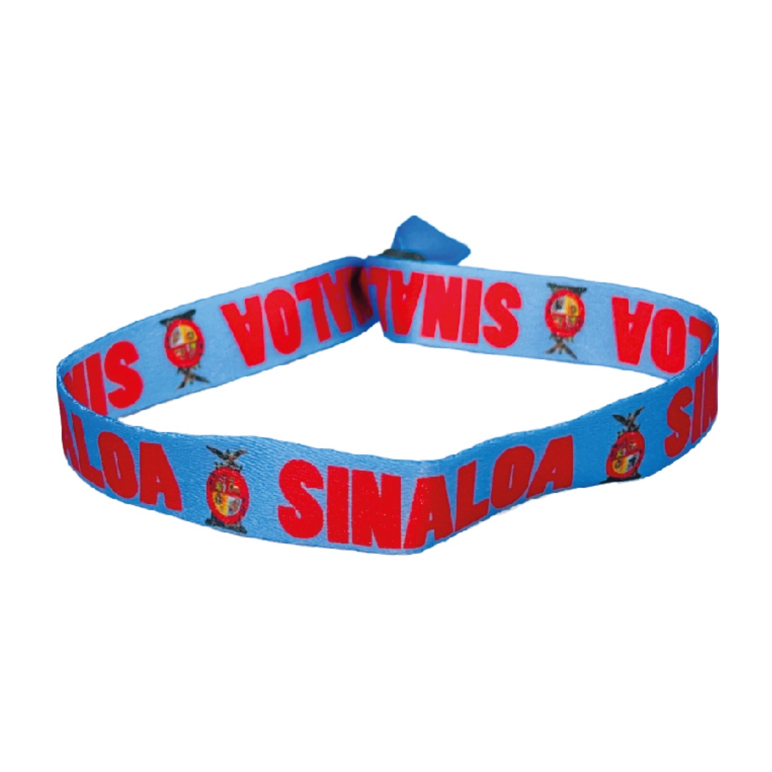 Woven Wristband - Shield of Sinaloa - Mexico - P2609