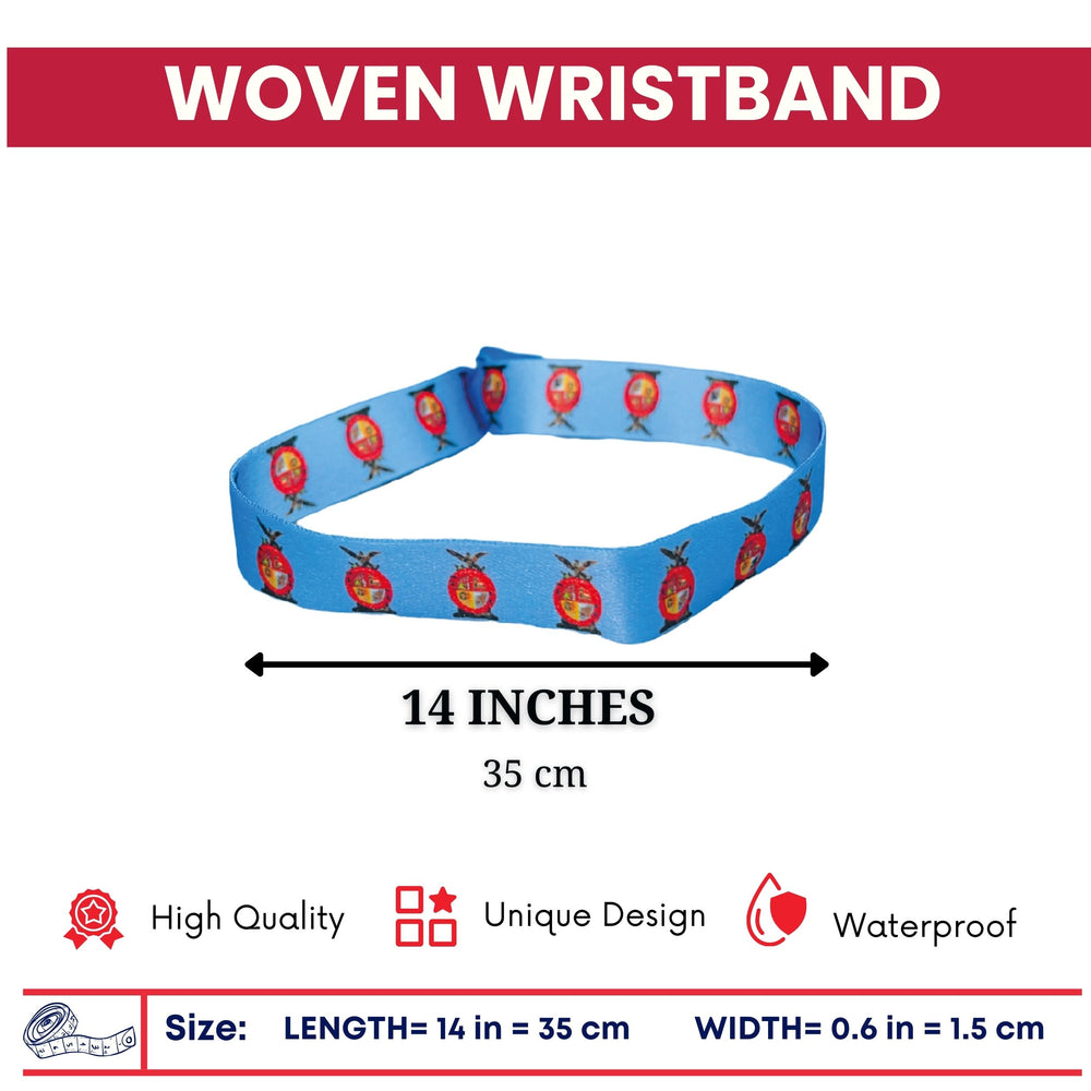 Woven Wristband - Shield of Sinaloa - Mexico - P2608