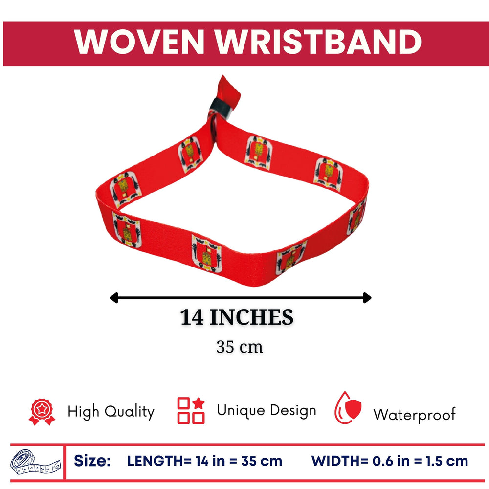 Woven Wristband - Shield of Tlaxcala – Mexico - P2615